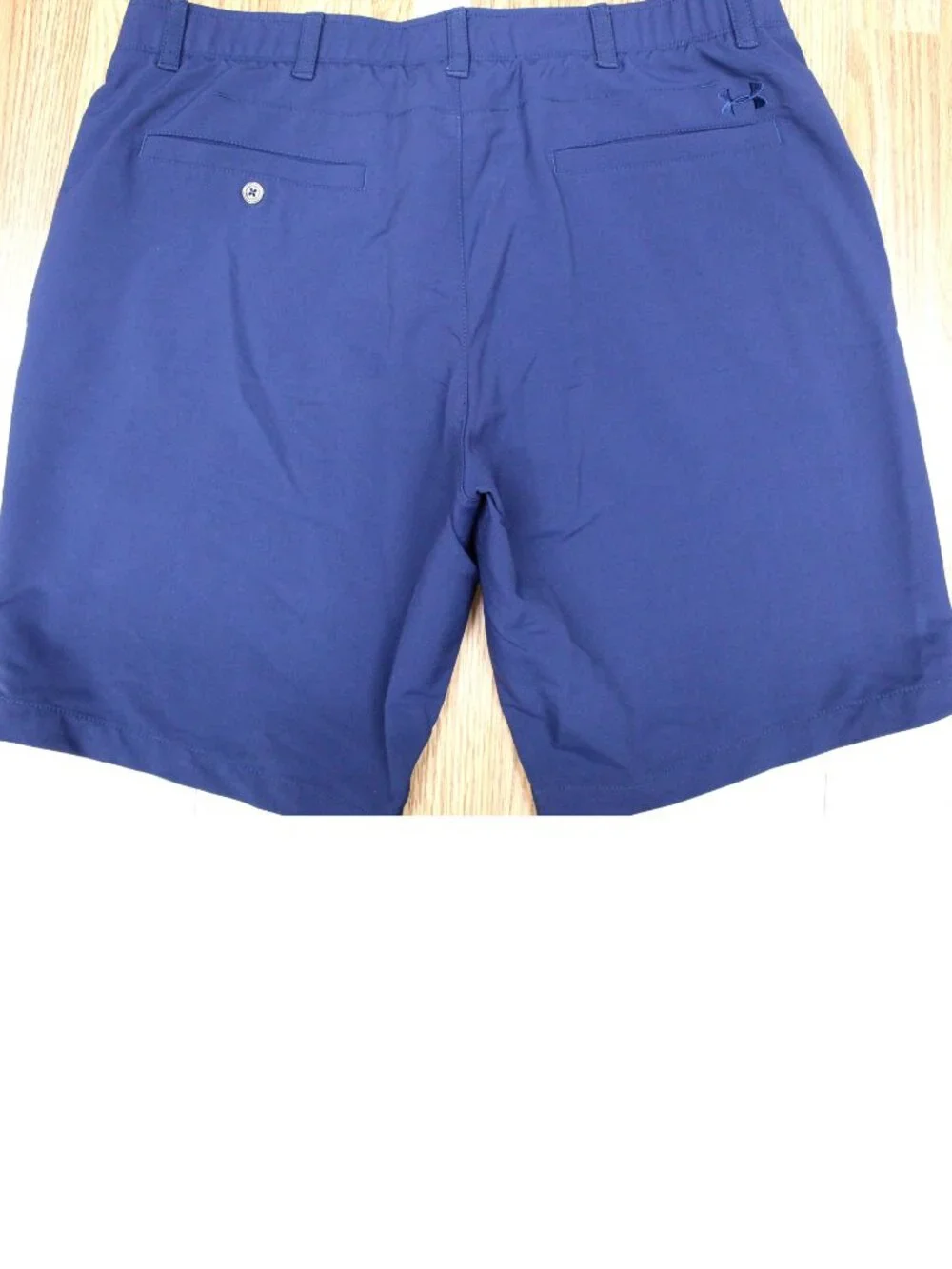 UNDER ARMOUR GOLF REGULAR FIT SHORTS NYLON/POLY/SPANDEX SHORTS NAVY Sz 40